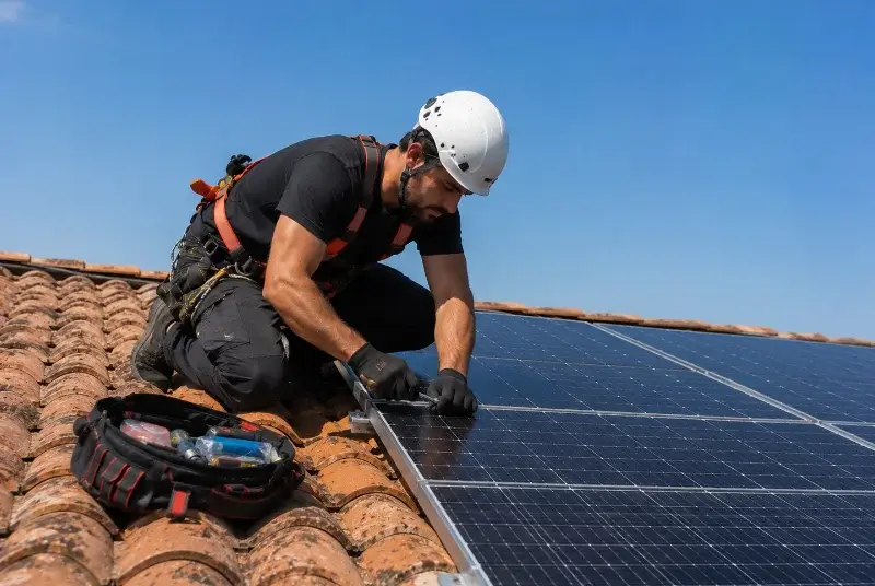 Maintenance et monitoring de panneaux solaires à Erdre-en-Anjou